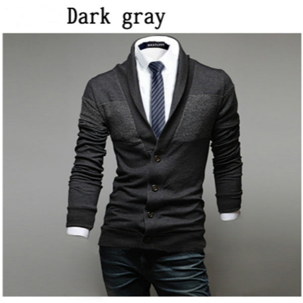 Casual Sweater Slim Lapel Knitted