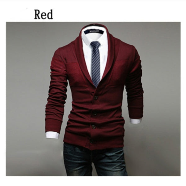 Casual Sweater Slim Lapel Knitted