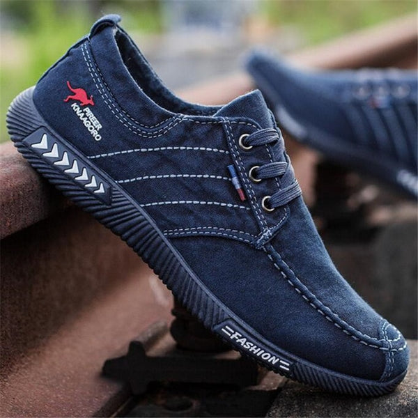 ELGEER New canvas shoes deodorant breathable men's shoes tide shoes