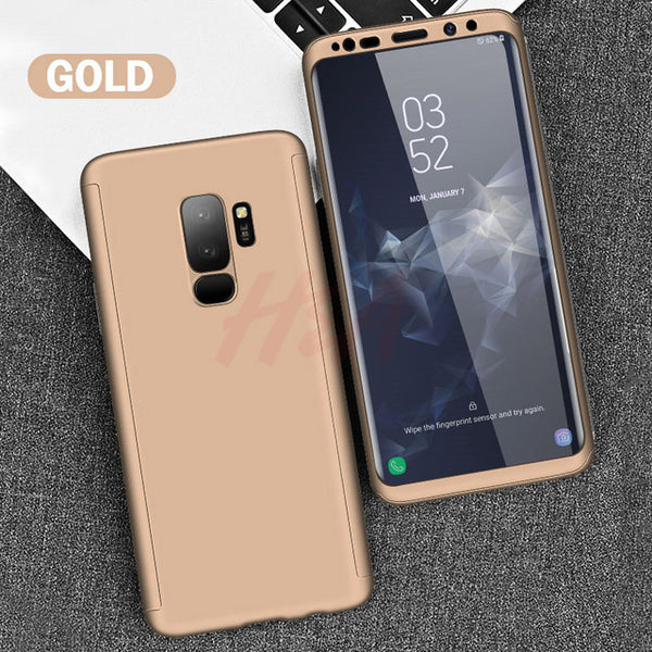 H&A Luxury 360 Full Cover Phone Case For Samsung Galaxy S10 S9 S8 Plus S7 Edge Note 9 8