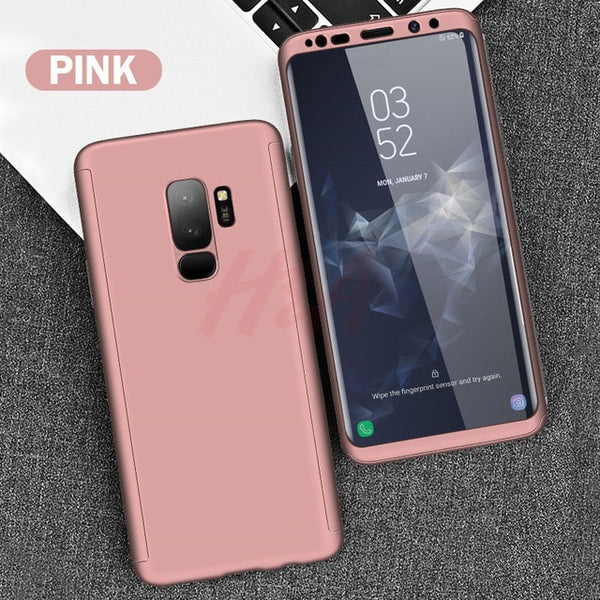 H&A Luxury 360 Full Cover Phone Case For Samsung Galaxy S10 S9 S8 Plus S7 Edge Note 9 8