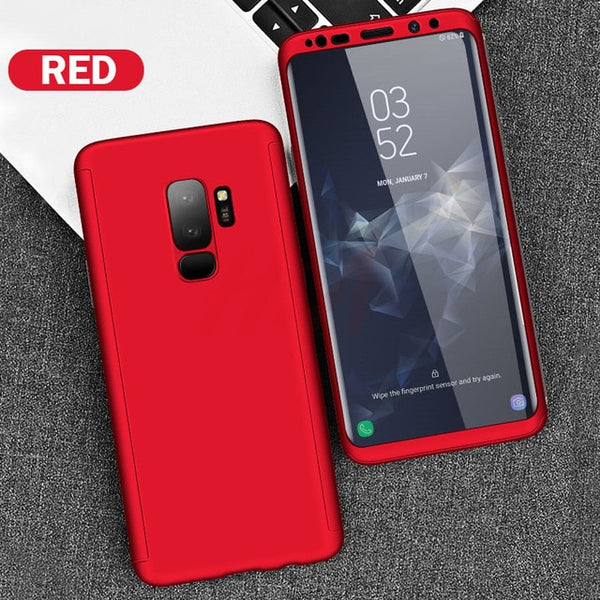 H&A Luxury 360 Full Cover Phone Case For Samsung Galaxy S10 S9 S8 Plus S7 Edge Note 9 8