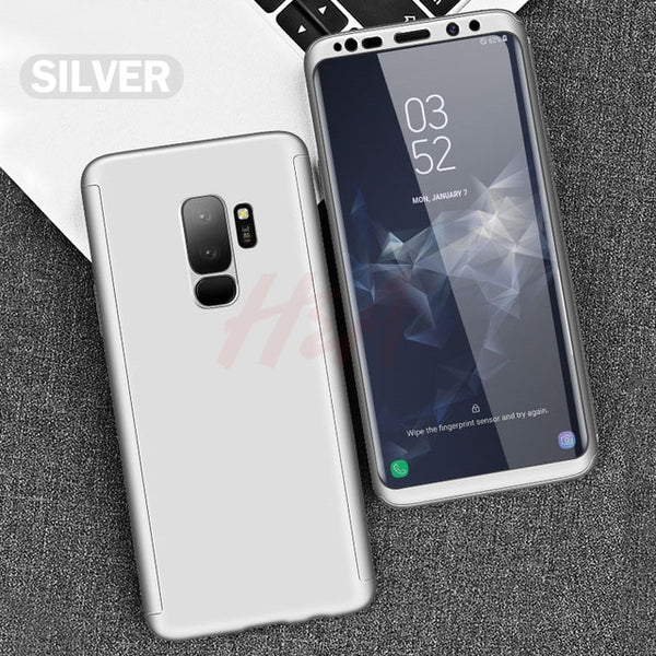 H&A Luxury 360 Full Cover Phone Case For Samsung Galaxy S10 S9 S8 Plus S7 Edge Note 9 8