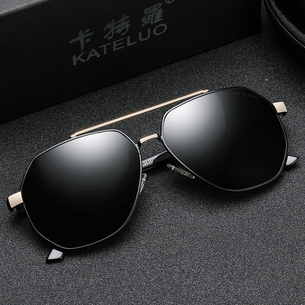 KATELUO Classic Mens Military Quality Sunglasses HD Polarized