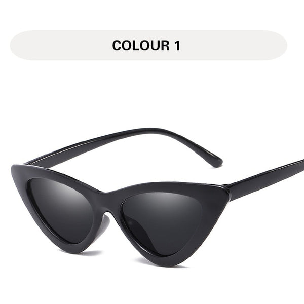 LONSY  Fashion Cat Eye Sunglasses Women   Vintage Shades Eyewear Gafas
