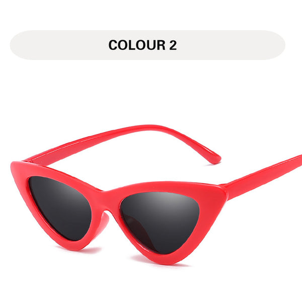 LONSY  Fashion Cat Eye Sunglasses Women   Vintage Shades Eyewear Gafas