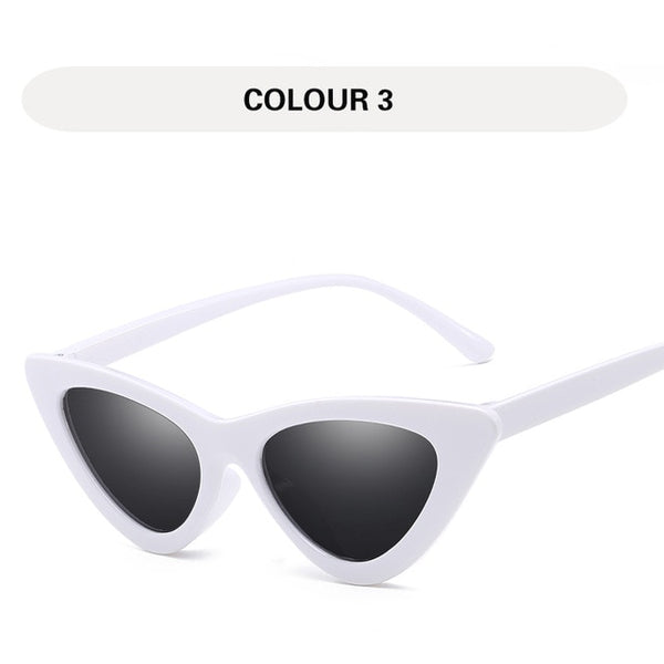 LONSY  Fashion Cat Eye Sunglasses Women   Vintage Shades Eyewear Gafas