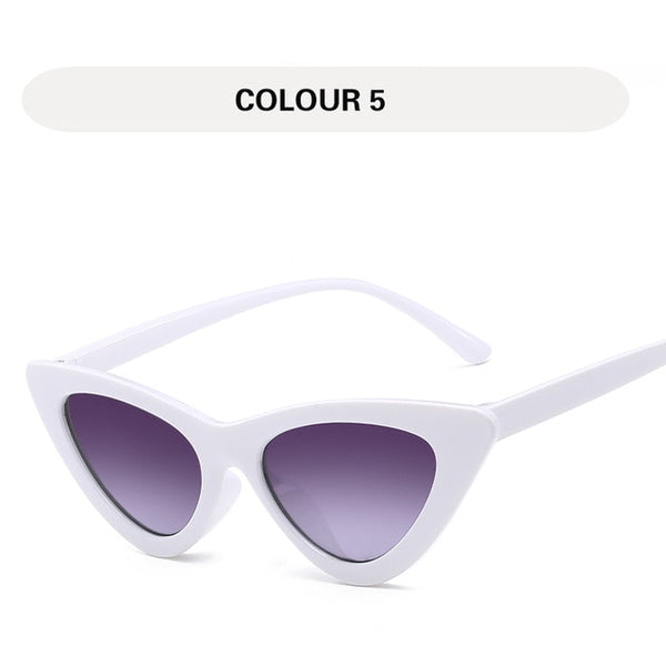 LONSY  Fashion Cat Eye Sunglasses Women   Vintage Shades Eyewear Gafas