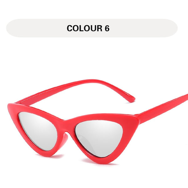 LONSY  Fashion Cat Eye Sunglasses Women   Vintage Shades Eyewear Gafas