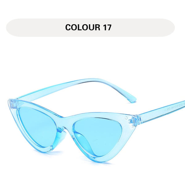 LONSY  Fashion Cat Eye Sunglasses Women   Vintage Shades Eyewear Gafas