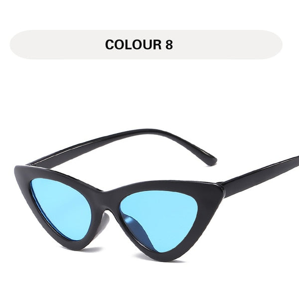 LONSY  Fashion Cat Eye Sunglasses Women   Vintage Shades Eyewear Gafas