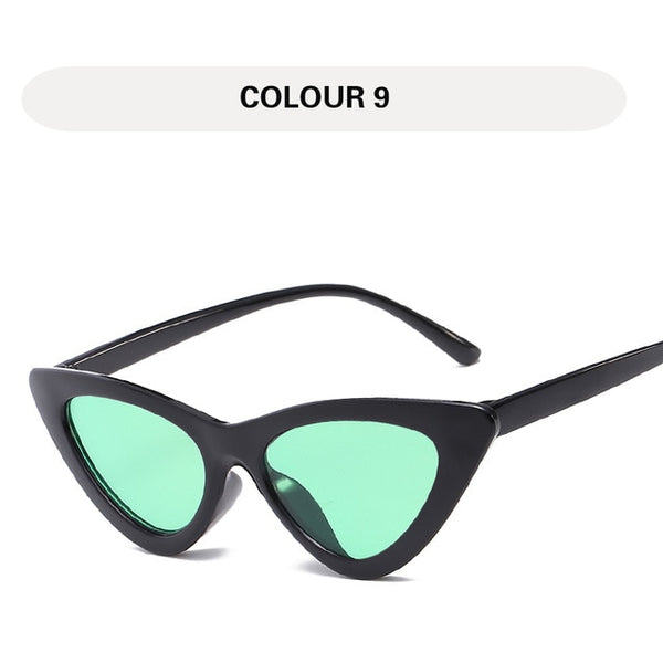 LONSY  Fashion Cat Eye Sunglasses Women   Vintage Shades Eyewear Gafas