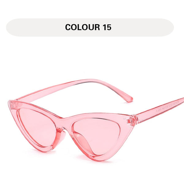 LONSY  Fashion Cat Eye Sunglasses Women   Vintage Shades Eyewear Gafas