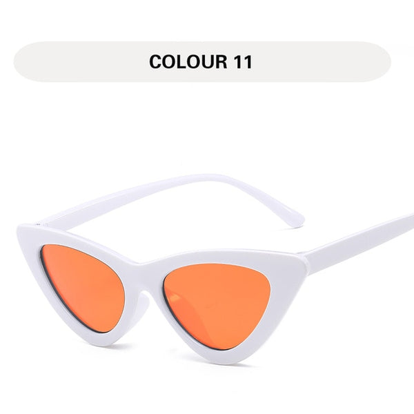 LONSY  Fashion Cat Eye Sunglasses Women   Vintage Shades Eyewear Gafas