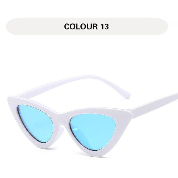 LONSY  Fashion Cat Eye Sunglasses Women   Vintage Shades Eyewear Gafas