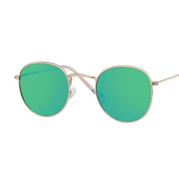 Vintage Oval Sunglasses Women Retro Clear