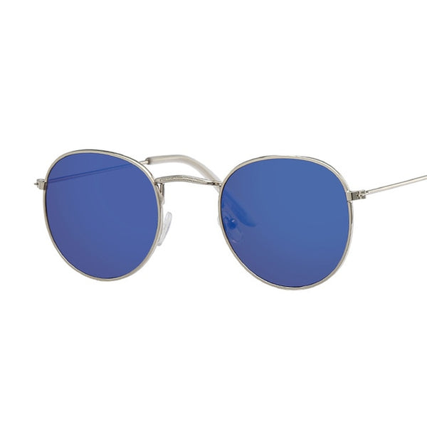 Vintage Oval Sunglasses Women Retro Clear