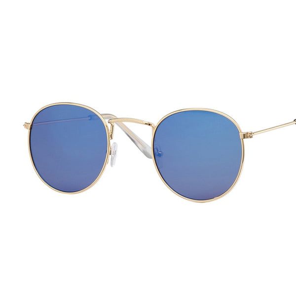 Vintage Oval Sunglasses Women Retro Clear