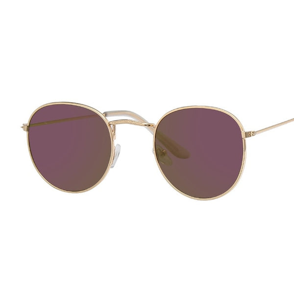 Vintage Oval Sunglasses Women Retro Clear