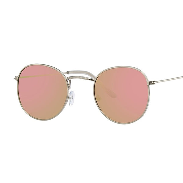 Vintage Oval Sunglasses Women Retro Clear
