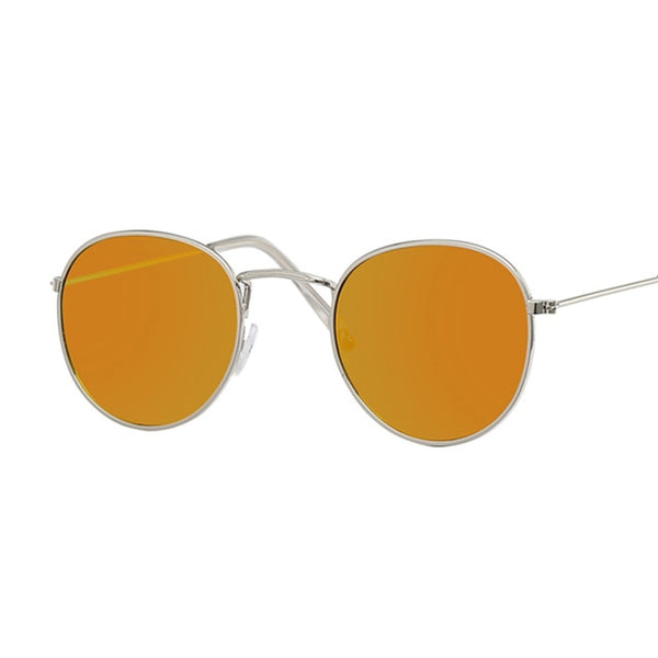 Vintage Oval Sunglasses Women Retro Clear