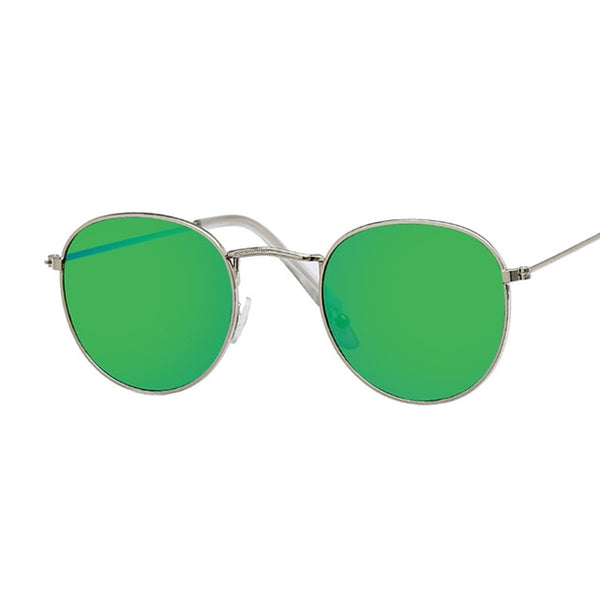 Vintage Oval Sunglasses Women Retro Clear