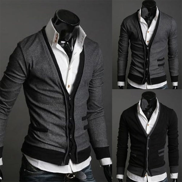 Zogaa 2019 New Men Cardigan Sweaters Fashionm