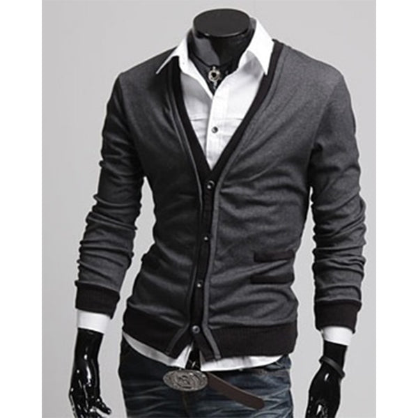 Zogaa 2019 New Men Cardigan Sweaters Fashionm