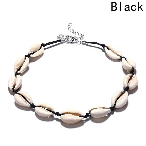 Jisensp Handmade Natural Seashell Hand Knit Bracelet Shell Bracelets for Women Accessories Beaded Strand Bracelet Dropshipping