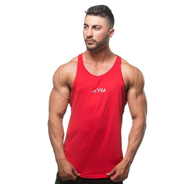 Summer gyms Mens tank top men Cotton Sleeveless shirt