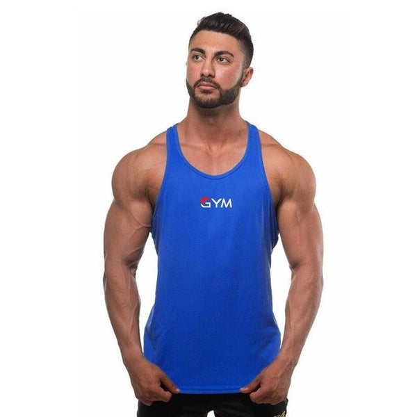 Summer gyms Mens tank top men Cotton Sleeveless shirt