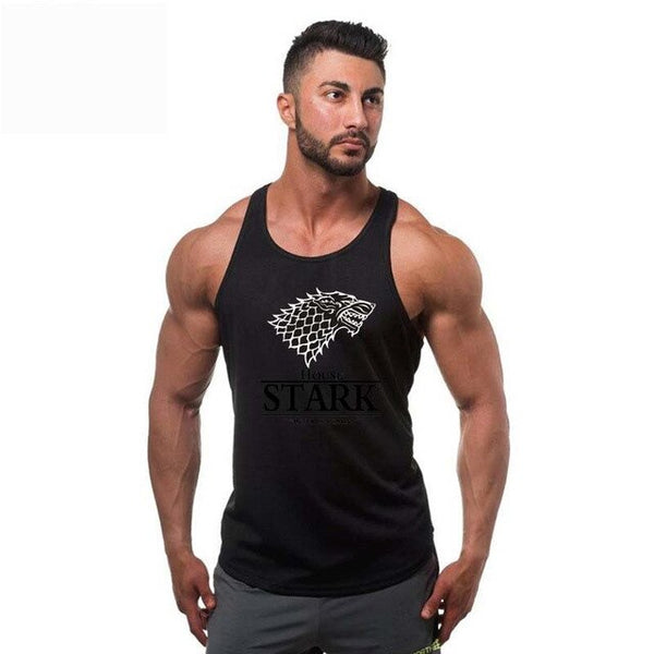 Summer gyms Mens tank top men Cotton Sleeveless shirt