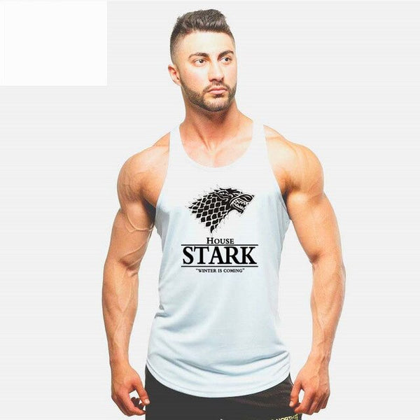Summer gyms Mens tank top men Cotton Sleeveless shirt