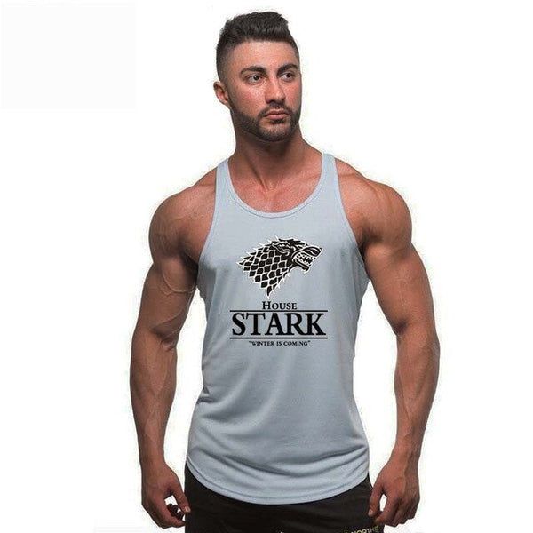 Summer gyms Mens tank top men Cotton Sleeveless shirt