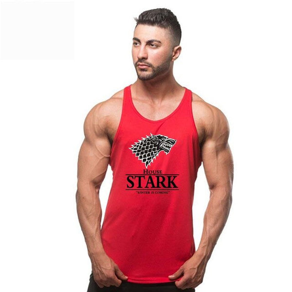 Summer gyms Mens tank top men Cotton Sleeveless shirt