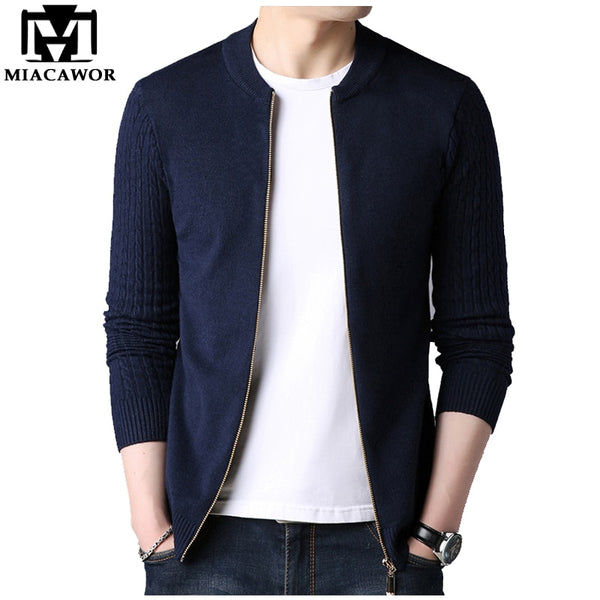Sweater Men Cardigan Blusa de frio Masculino