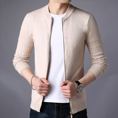 Sweater Men Cardigan Blusa de frio Masculino