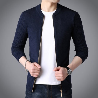 Sweater Men Cardigan Blusa de frio Masculino